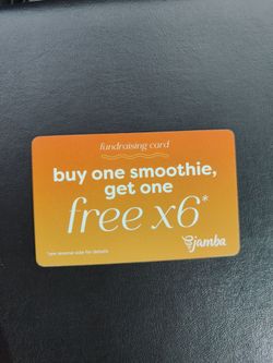 Jamba Juice BOGO Coupon Cards