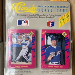 1990 classic baseball series one unopened baseball cards that Nolan Ryan