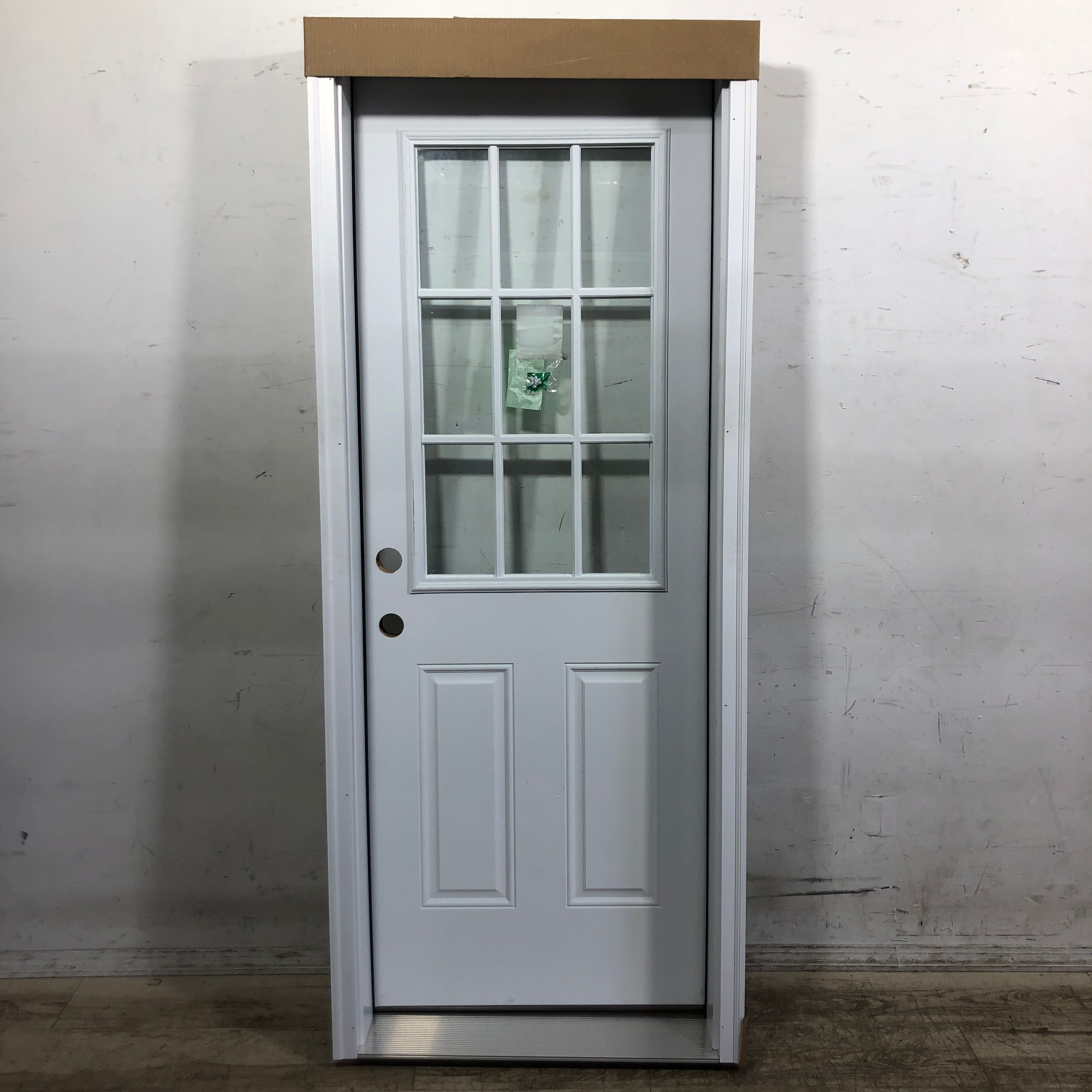 MMI 30x80 Primed Steel Prehung Front Door