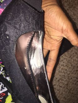 Size 11 black heels