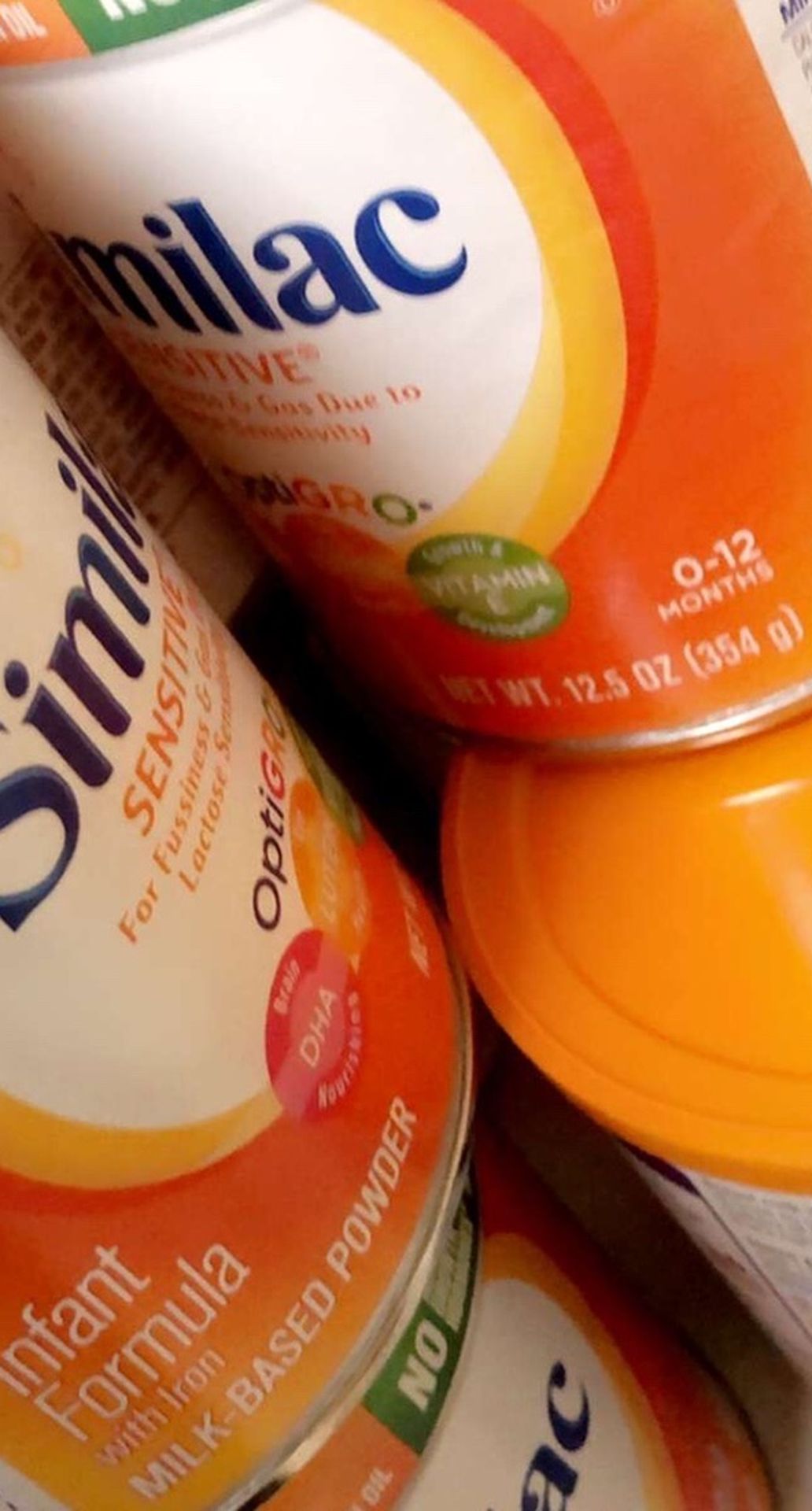7 Cans Of Baby Formula For $60