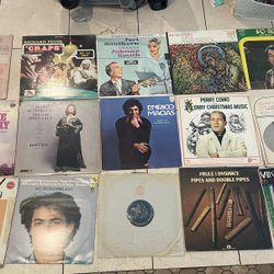 Vintage long play records classical music