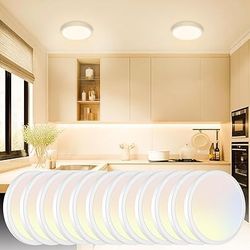 slochi 12Pack Dimmable LED Flush Mount Ceiling Lights