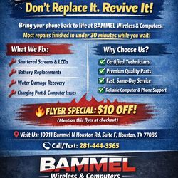 iPhone screen on special