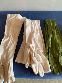 Vintage 1950s/1960s Evening Lot - 8 Pairs Formal Gloves & 2 Clutches