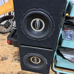 Bazooka Subwoofer Box With Amp 