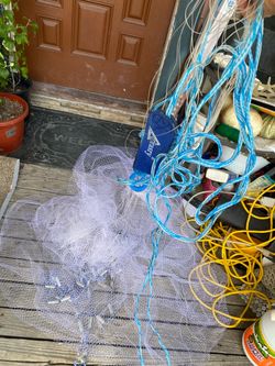 Atarraya de Pesca con plomo,Cast Net with sinker and without sinker catch fishin $40 available at Desoto