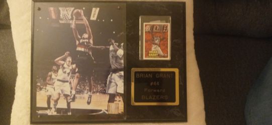 ****Blazers--BRIAN GRANT #44 (Plaque)