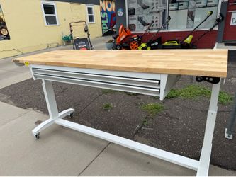 Husky adjustable height table or desk 72x24