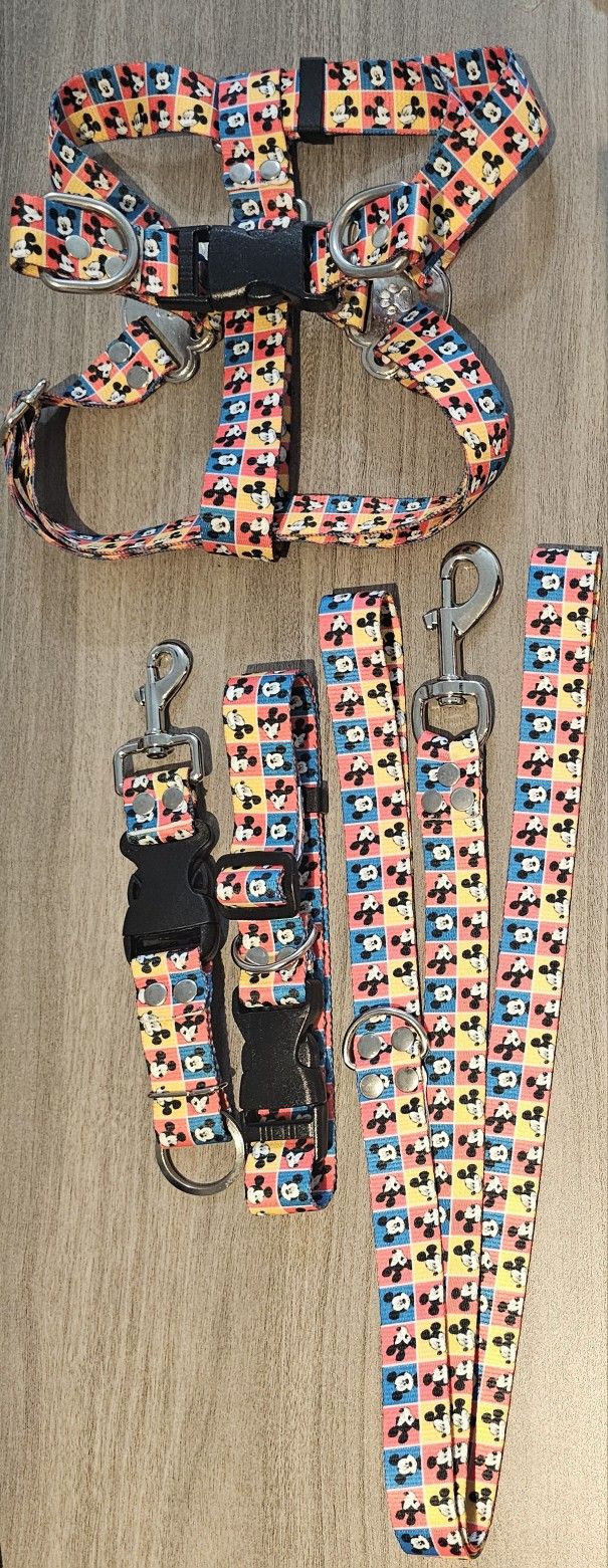 DOG LEASH AND HARNESS SETS 