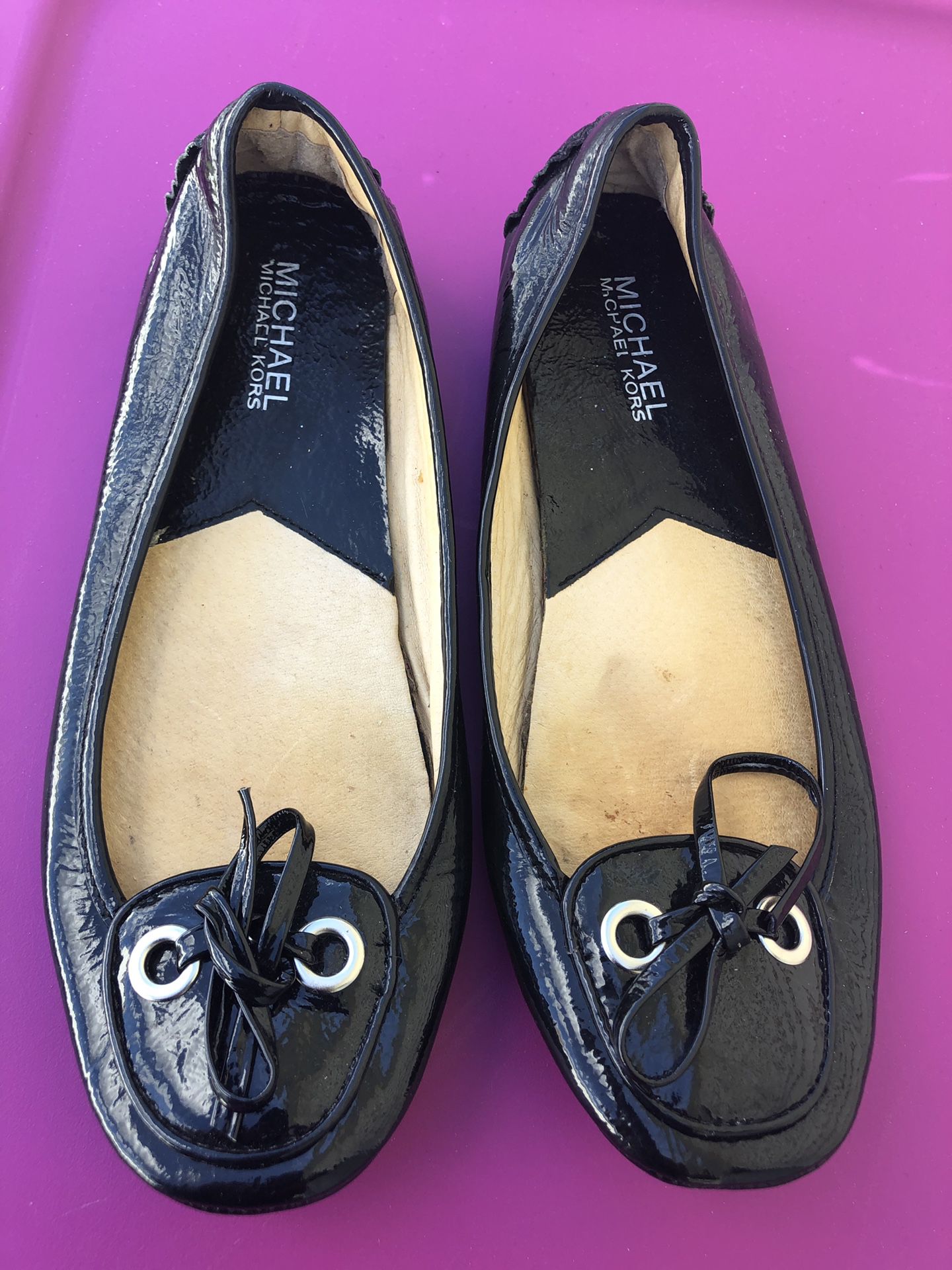 Women’s leather Michael Kors shoes: size 7