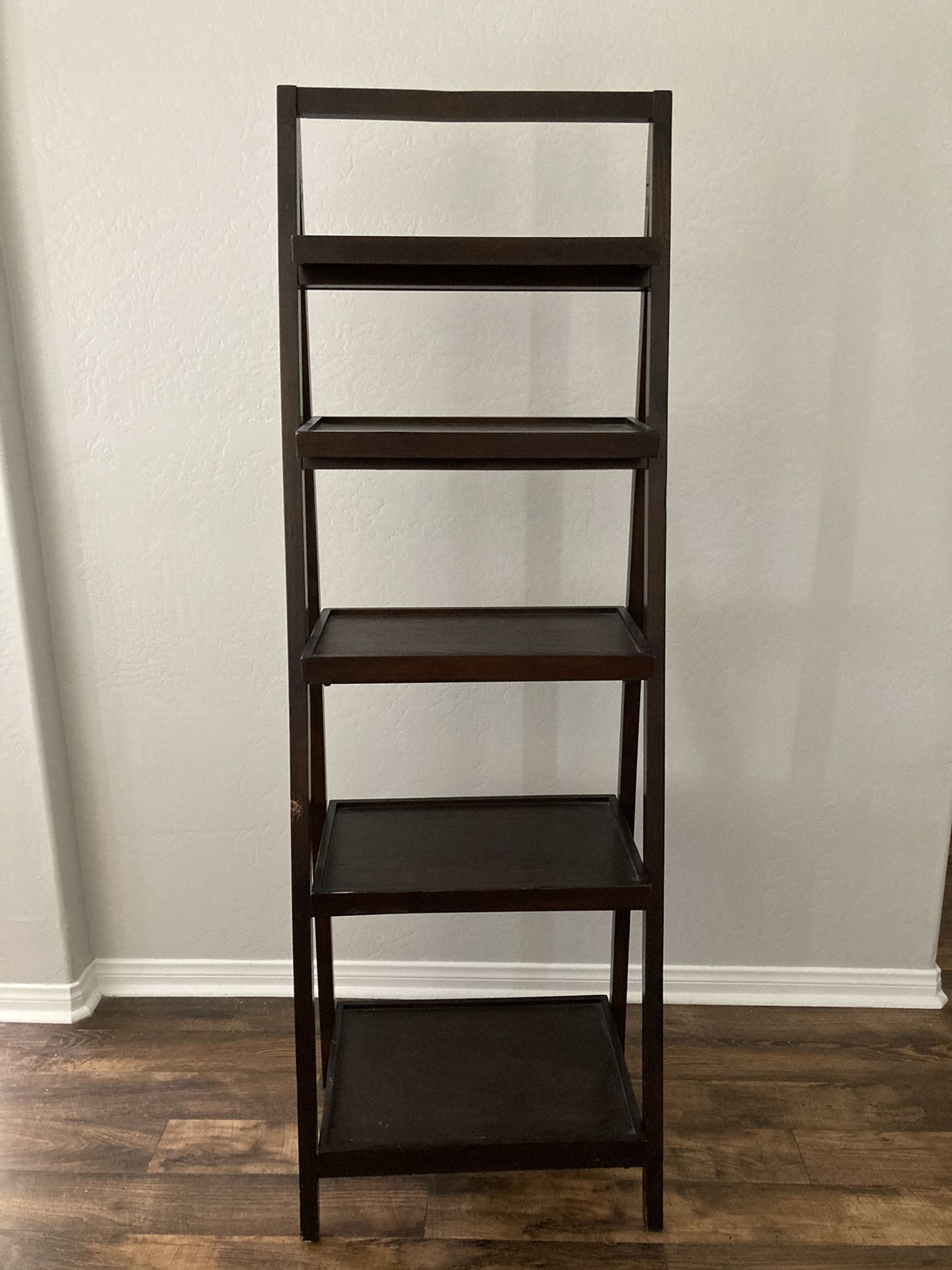 Wooden 5-piece shelves-$60 obo