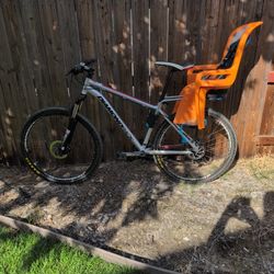 MTB With Toddler Carrier 