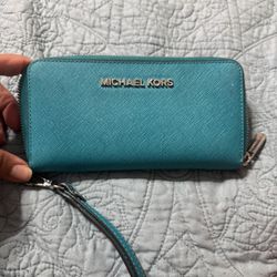 Michael Kors Wallet Teal
