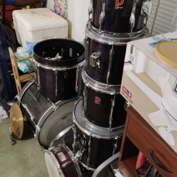 Premier Drums Vintage.  7 Drums Plus Mapex Snare