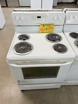 Frigidaire White Electric Coil Range
