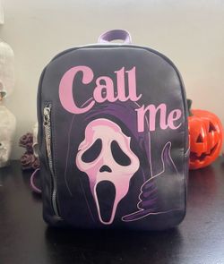 Hot Topic Ghost face Mini Backpack