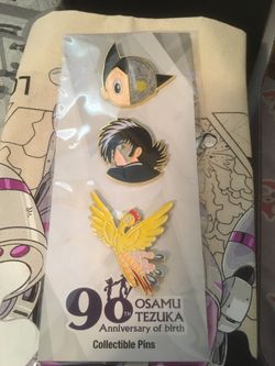 Collectible anime pins