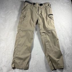 BC Clothing Convertible Cargo Pants Men's S X 30Beige Zip Shorts Tactical #1A