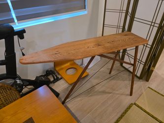 Vintage wood ironing table