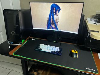 DELL GAMING/27” CURVED/I7-3.40Ghz/16GB/XPS/SSD/1TB HDD/WIFI/BT/RGB KEYBOARD-MOUSE/ALL INCLUDED!