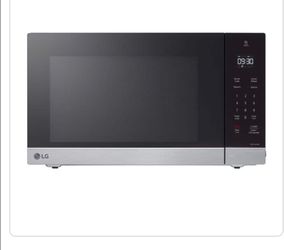 Lg neochef  1.5 cu ft. 1100 watt countertop microwave in stainless steel with smart inverter