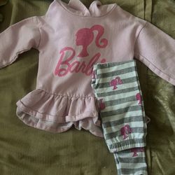 Barbie Hoodie And Pants Set
