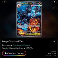 Mega Charizard X EX 
