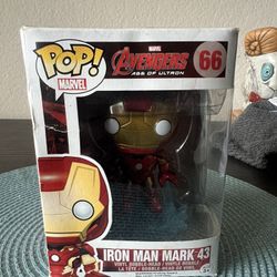 VAULTED Iron Man Mark 43 Funko Pop Bobblehead #66 Marvel MCU Avengers Movies