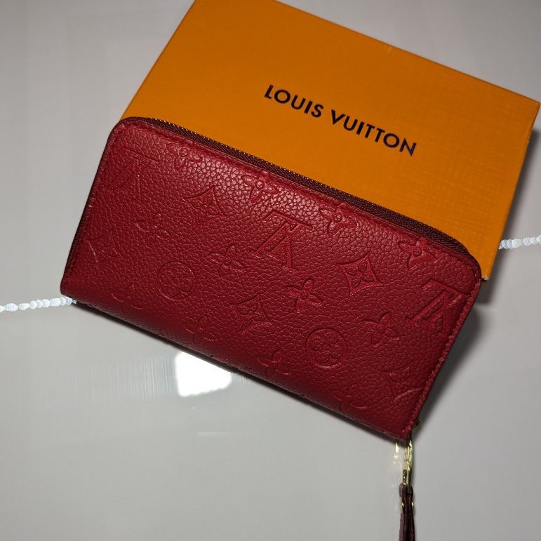 Red LV Wallet 