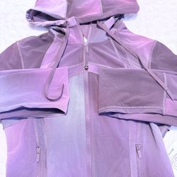 Lululemon Pink Jacket + Matching Pouch Bundle (NEW/Like New) – Limited Deal!