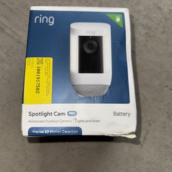 NEW Ring Spotlight Cam Pro 3D Motion Detection - White BRAND NEW