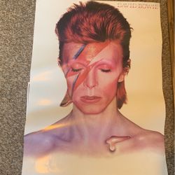 24 x 36” David Bowie Aladdin Sane Poster