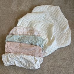 Nestig - Mini Crib Sheets & Mattress Protectors 