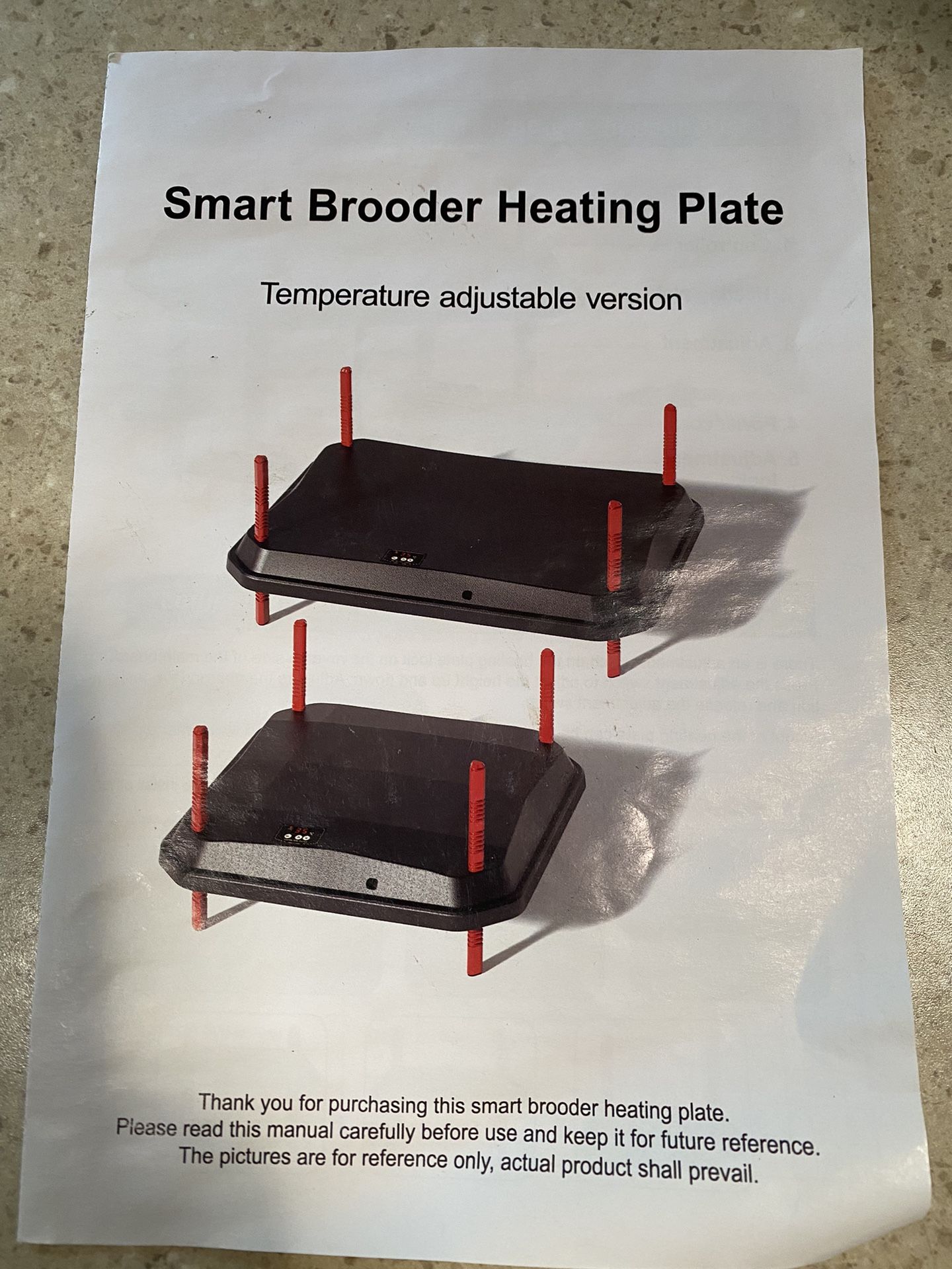 Chick Brooder Heating Plate