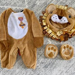 NEW! Infant (Baby) Wizard of Oz - Lion Costume - Size 0-6 months