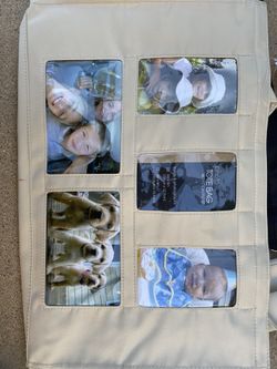 Photo tote bag with coin purse