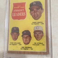 1961 Sandy Koufax strikeout leaders