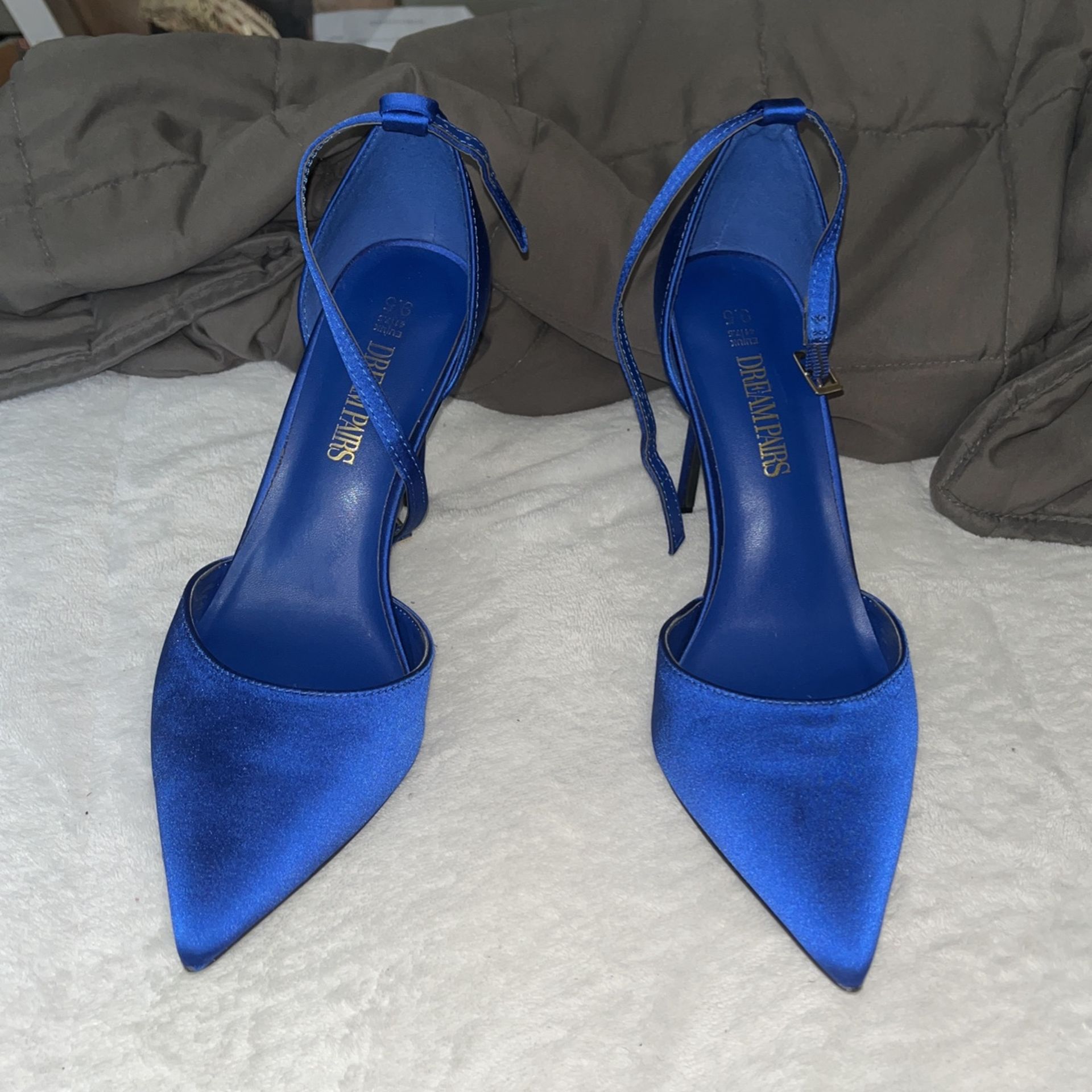 Silky Pointed Toe Stiletto Heel Pumps