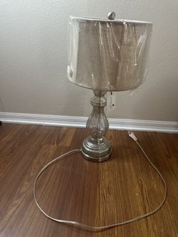 Modern Silver Table Lamp
