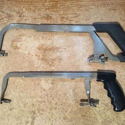 Lot Of Two Hacksaws Stanley 15-265 Adjustable Hacksaw Serve SS 50S