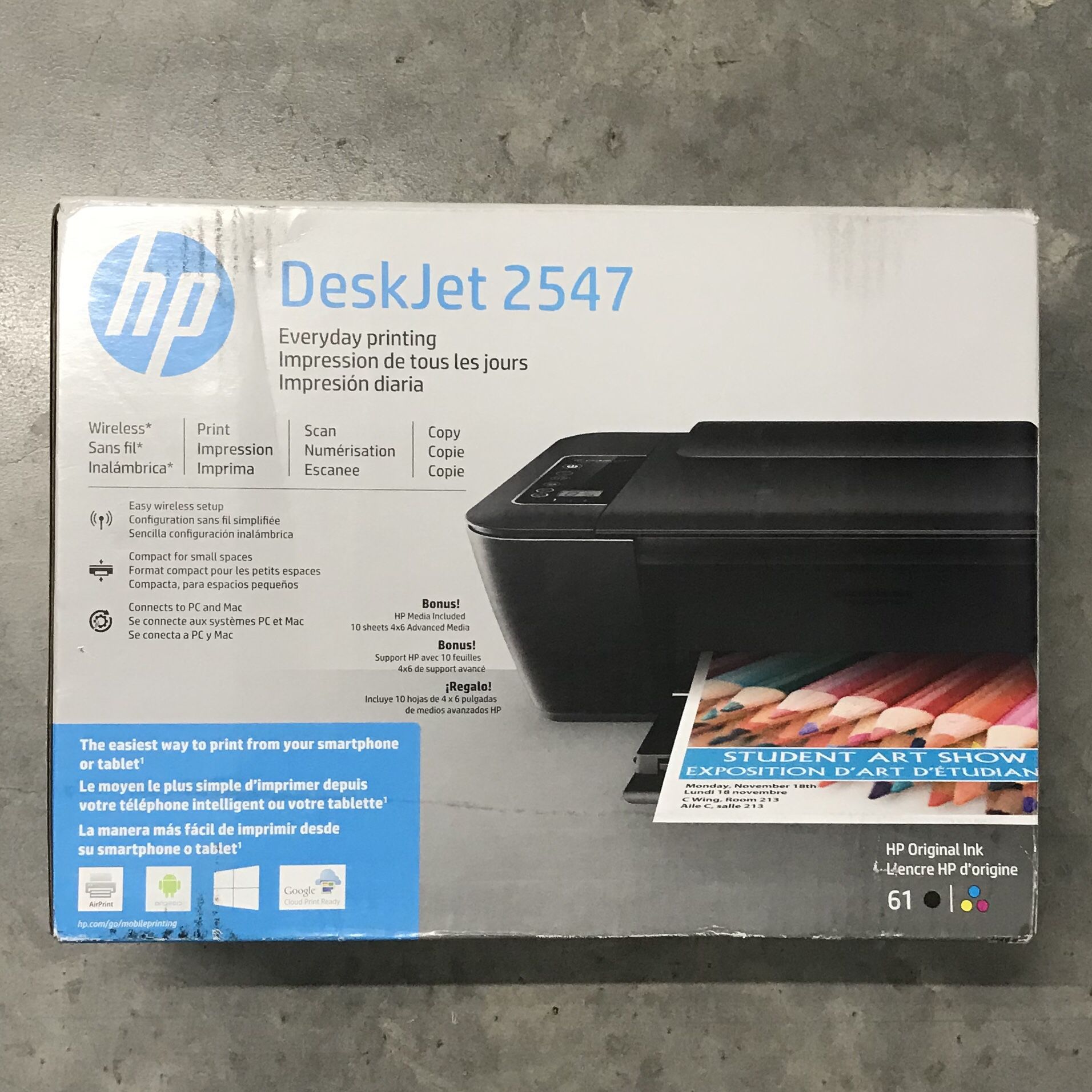 HP Deskjet 2547 All-in-One Printer Setup
