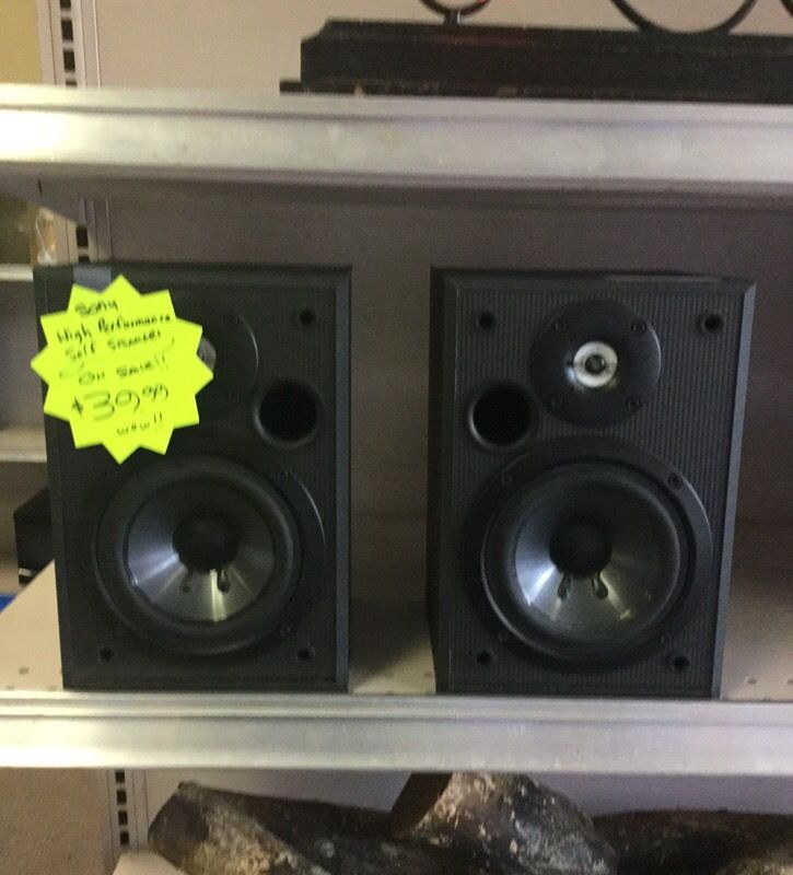 Sony High Performance Shelf Speakers