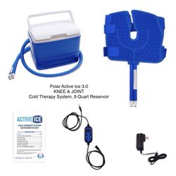Polar Active Ice 3.0 KNEE AND JOINT Cold Therapy System, 9 Quart Cooling Reservoir