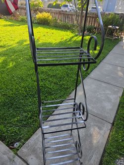 Iron Shelf  5 feet hight vintage