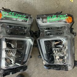 2020-24 CHEVY SILVERADO HD HEADLIGHTS FULL LED OEM 