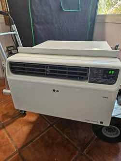 LG 14,000 BTU Dual Inverter Smart Window AC Unit (Cools 800 sq ft) + Bracket