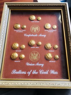 Civil War replica button set