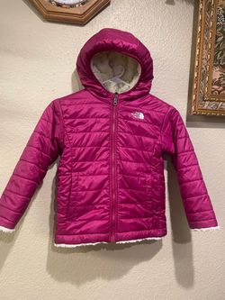 The North Face Girls Reversible Hooded Puffer Jacket