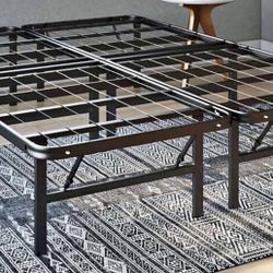 King Folding Metal Bed Frame $75
